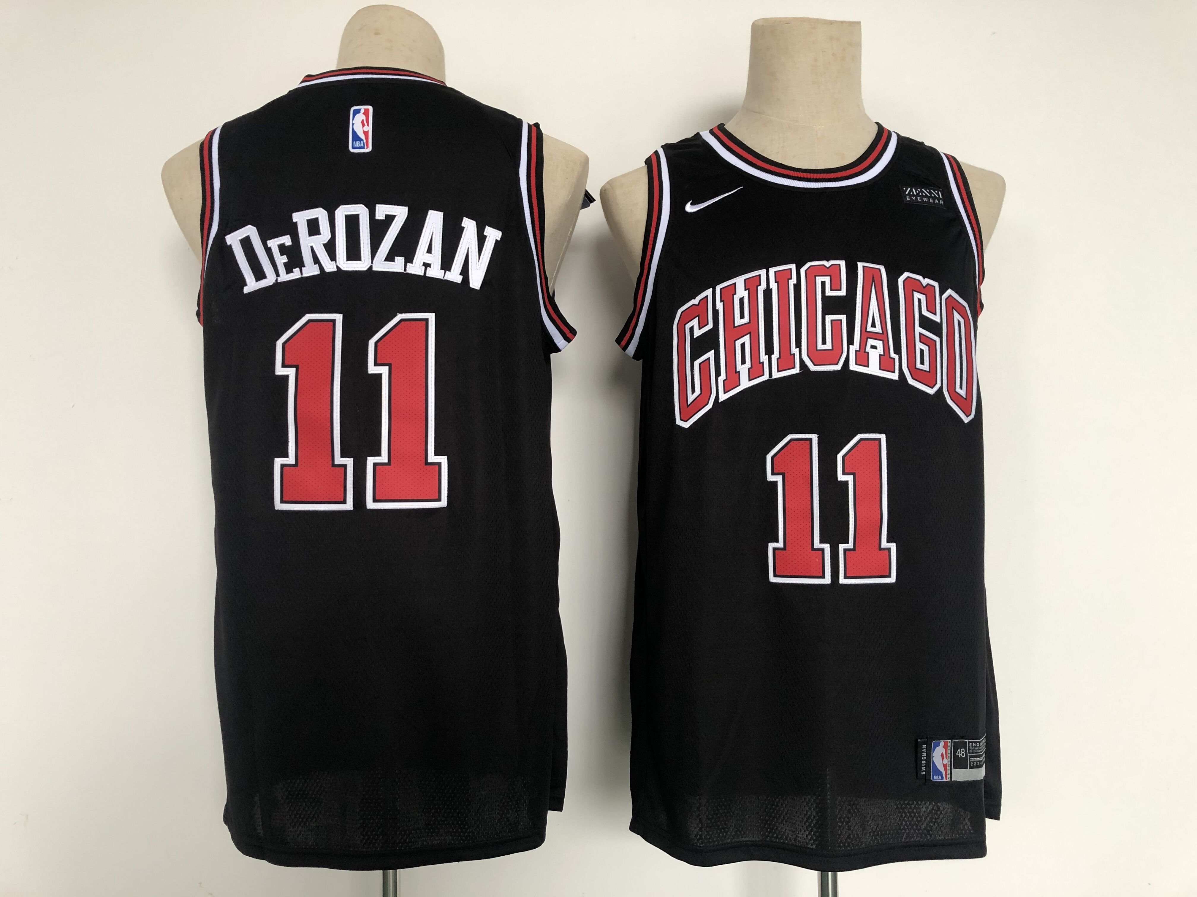 Cheap 2022 NBA Men Chicago Bulls 11 DeROZAN black Nike Jerseys